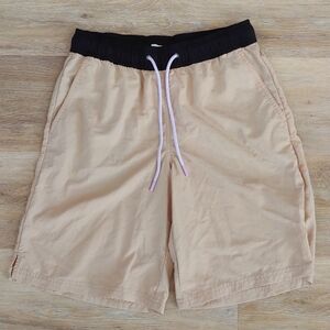 NWOT BP Men's Nylon Swim Shorts Tan Size XS
